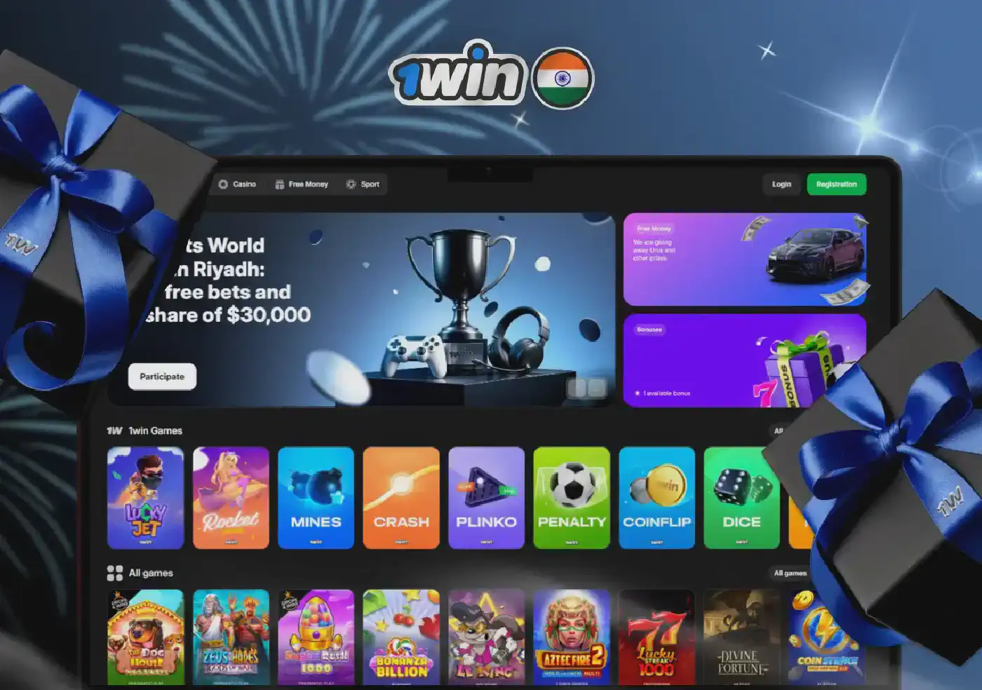 1win casino games